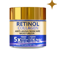 Retinol Collagen Anti-Aging Skincare Moisturizer Hyaluronic Acid 12% – 2.1 oz