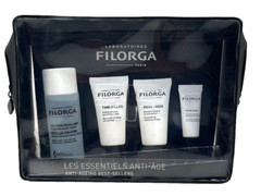 FILORGA Paris Best Sellers 4pc Travel Set in Clear Zip Pouch