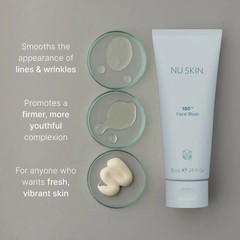 2 tubes of Nu Skin NuSkin 180 Face Wash Exp 12/2027*New Packaging-Same Formula*
