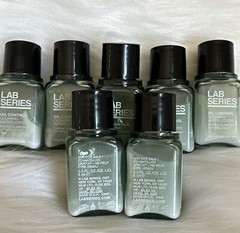 7 x Lab Series Oil Control Clearing Water Lotion 0.2oz/6ml Each Mini/Travel Size