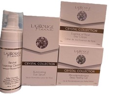 La Rouge Pierre Crystal Collection Peeling Gel, Cream & Eye Serum Face Wash Lot