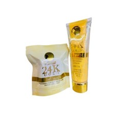SY GLOW 24K Gold Luminous Brightening Soap & Lotion Bundle