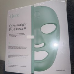 Qure Q-Rejuvalight Pro Facewear Red Light Therapy LED Mask 5 Modes Anti-Aging A7