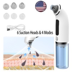 Pimple Blackhead Remover Cleaner Face Pore Vacuum Suction White Heads