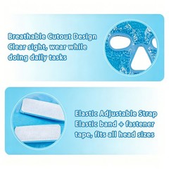 Premium Gel Bead Facial Mask Set for Soothing Skin Relieving Eye Fatigue Care