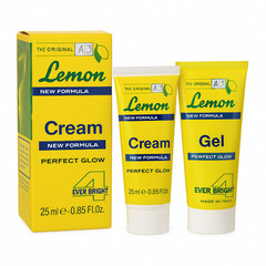 Lemon Face Cream & Gel Duo Set 25ml Each | Lightweight Daily Radiance | Limited