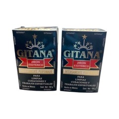 2x GITANA JABON ESOTERICO Para Limpias, Rompe Brujeria hechizos, Quita Maldicion