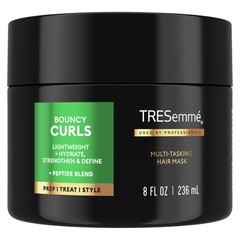 Hair Mask 8 fl oz Bouncy Curls Peptide Blend TRESemm Lightweight Multi-Tasking