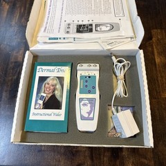 Dermal-Tone Facial Exerciser Treatment COMPLETE W/Power Cord, User Manual, Video