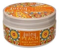 Greenwich Bay JUICY PEACH Body Butter with Shea Butter, 8 oz.