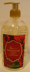 LilaGrace Winter Rose scented Hand Soap 16 oz /473mL