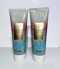Bath & Body Works Vanilla Romance Body Cream 48 Hour Moisture 2 Pack 8 oz