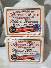 Evob Whitishwhite natural fairness exclusive bar soap with glutathionn 160gx 1