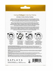 Saplaya Collagen Hydrogel Under Eye Patches 20 Ct Anti Aging K-Beauty Pads