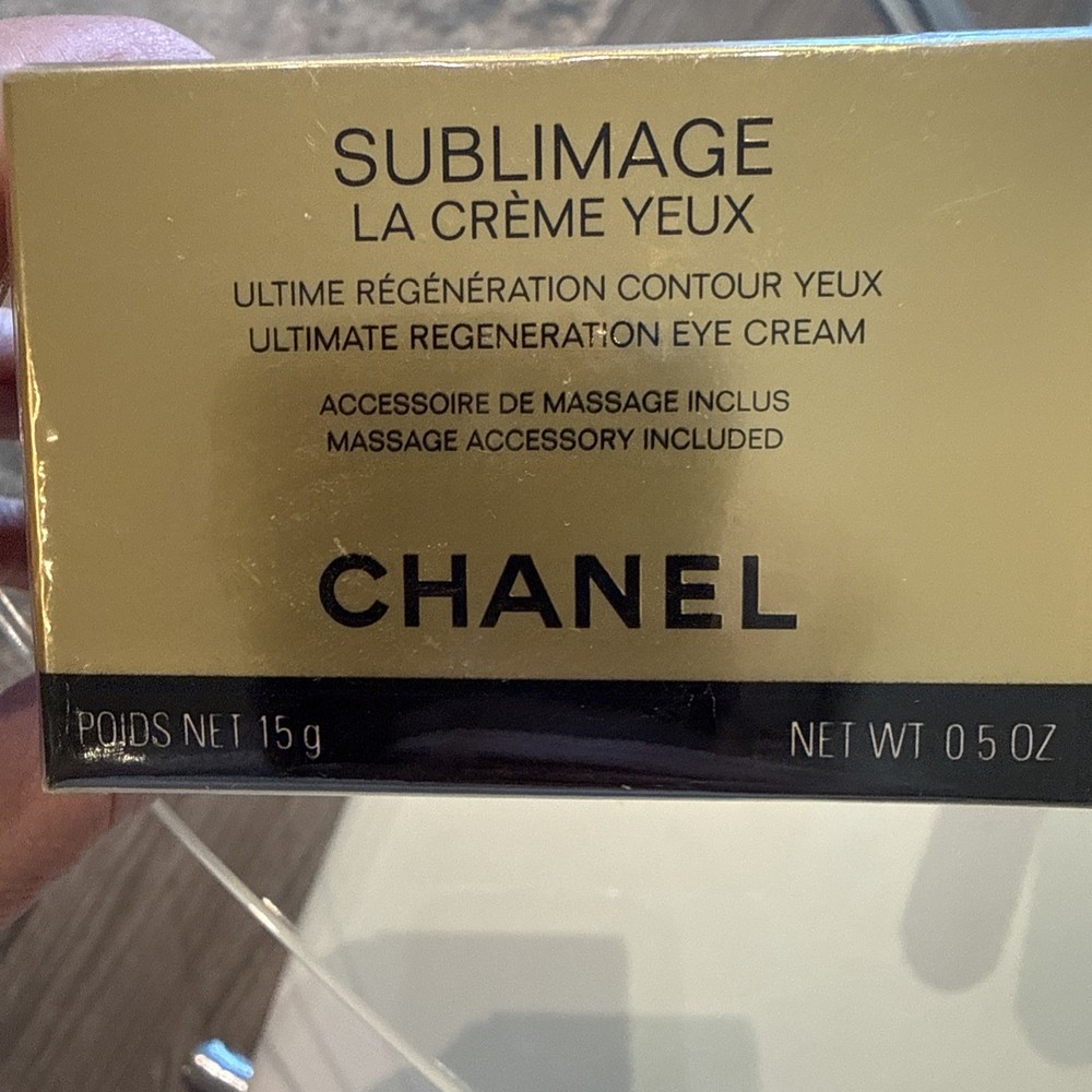 Authentic Chanel Sublimage La Creme Yeux Ultimate Eye CREAM 0.5oz