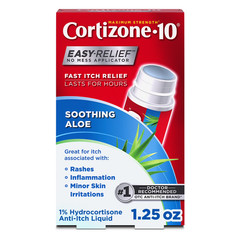 Cortizone-10 1% Hydrocortisone Anti-Itch Roll-On for Eczema & Bites