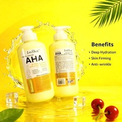 AHA Strong Brightening Body Cream Hydroxy Acid Vitamin C Whitening 500ml USA