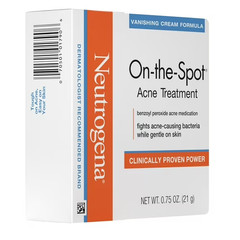 (2 pack) Neutrogena On-The-Spot Acne Spot Treatment. Benzoyl Peroxide 10% cream