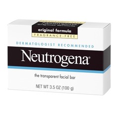 Neutrogena Original Fragrance-Free Facial Cleansing Bar with Glycerin 3.5 Oz