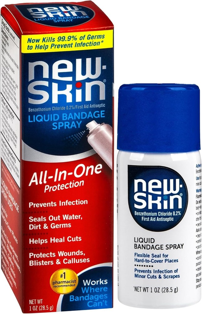 Waterproof & Flexible Antiseptic Liquid Bandage Spray for Large Wounds