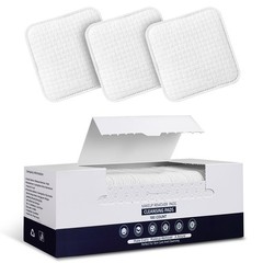 Premium Natural Plant Cotton Pads(100 100 Count (Pack of 1), White