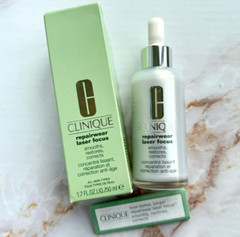 Clinique Repairwear Laser Focus Smooths Restores Corrects Face Serum 1.7 oz/50ml