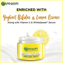 Garnier Bright Complete VITAMIN C YOGHURT Night Cream 40gm Pack