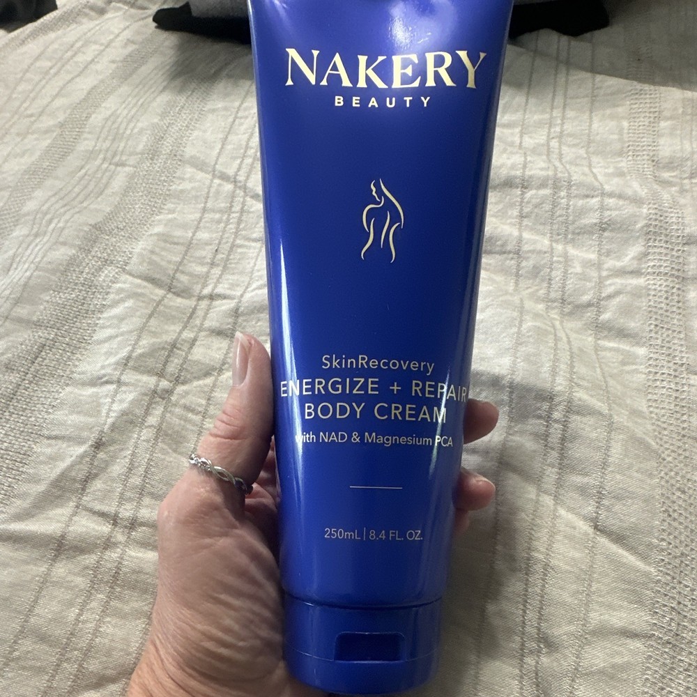NAKERY Beauty SkinRecovery Energize + Repair Body Cream NAD Magnesium PCA 8.4 oz