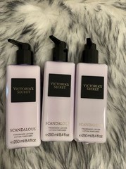 3X Victoria Secret SCANDALOUS Fragrance Lotion Cream 8.4 fl oz Authentic