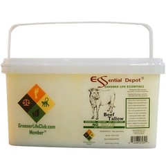 Beef Tallow – 7 lb – PP container – GRASS FED – Not Hydrogenated – Keto Friendly
