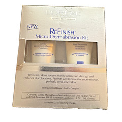 L&rsquo;oreal ReFinish Micro Dermabrasion Kit 2-Piece Set – Exfoliator & Moisturizer