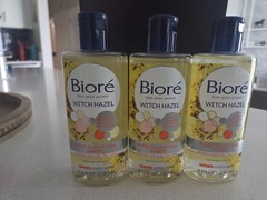 Biore Witch Hazel Pore Clarifying Toner 8oz / 236ml Each (3 Pack)- New