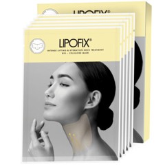 Neck Lifting Hydrating Firming Intense Treatment Bio- Cellulose Mask LipoFix – 5