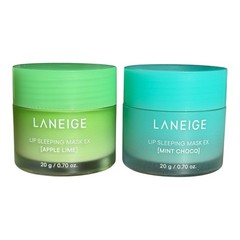 LANEIGE Lip Sleeping Mask Ex Overnight Hydrating Lip Balm Mint Choco+Apple Lime