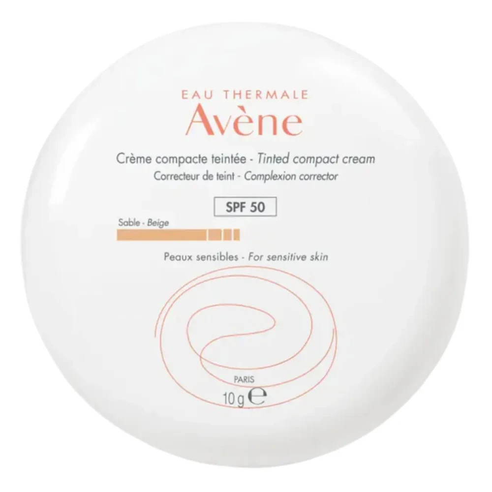 Avene Beige Compact SPF 50 tinted 0.3 oz FREE SHIPPING EXP 2/2027