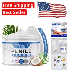 Penile Health Cream – Daily Moisturizer for Men, 4oz – Fragrance Free