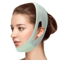 Skin-Friendly V-Line Jawline Shaper – Adjustable Sleeping Mask for Youthful Look