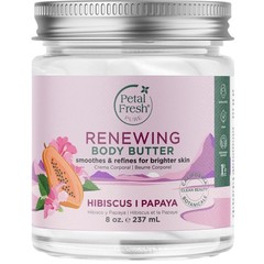Petal Fresh Pure Renewing Hibiscus & Papaya Body Butter, Organic Coconut Oil, Ar