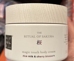 THE RITUAL OF SAKURA MAGIC TOUCH BODY CREAM W/ RICE MILK & CHERRY BLOSSOM 7.4 OZ