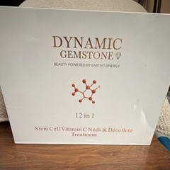 Dynamic Gemstone Stem Cell Vitamin C Neck & Décolleté Mask, 24K Gold