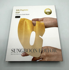 SUNGBOON EDITOR Silk Peptide EGF Intensive Gold Mask 37g x 4 Sheets K-Beauty
