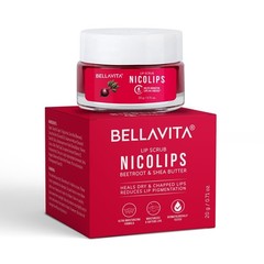 20gm Bella Vita Organic NicoLips Lip Balm & Lip Scrub | Lip Balm for Dark Lips