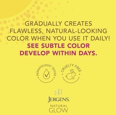 Jergens NATURAL GLOW spf 20 Daily FACE Moisturizer 2oz MEDIUM to DEEP 11/2026
