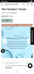 New Augustinus Bader The Vitamin C Serum W/ Advanced TCF8 Sealed 30 Ml Msrp $308