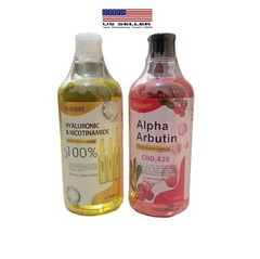 Hyaluronic acid & Niacinamide Body Serum and Alpha Arbutin Body Serum 500gr