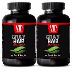 Stop gray hair – GRAY HAIR SOLUTION. DIETARY SUPPLEMENT – Anti gray complex – 6B