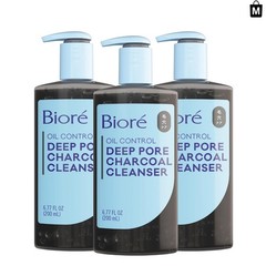 Purifying Charcoal Face Wash for Oily Skin, 3pk, 6.77oz | Acne & Oil Control