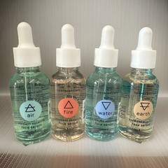 4 PC Spa Scentials Element Essence Face Serums ~Air | Earth | Water | Fire