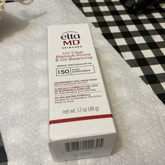 Sunscreen SPF 50 UV Clear Blemish Prone Oil Balancing EltaMD 1.7oz