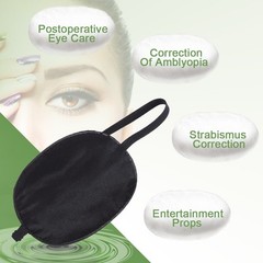 Adjustable Silk Eye Patch for Visual Comfort: Amblyopia & Strabismus Support